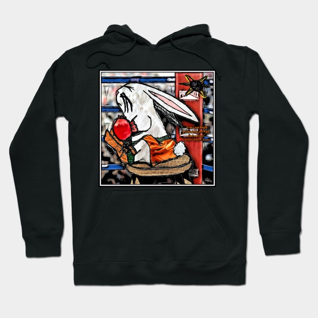 Boxing Bunny: Carmine "The Carrot" Cruncher Hoodie by ImpArtbyTorg